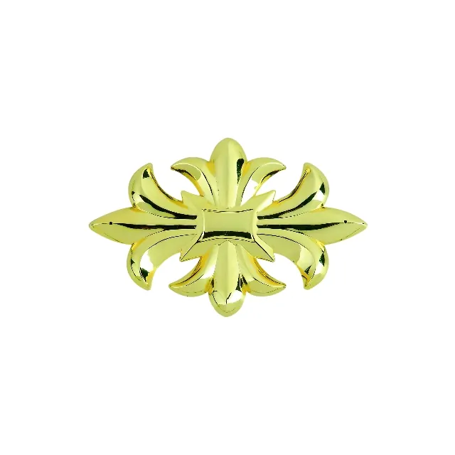 Plastic decoration for casket and coffin 6211 in gold color