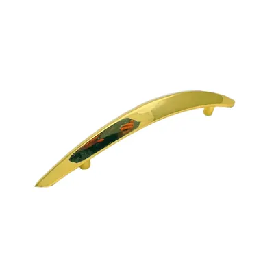 Shining gold zinc alloy handle for coffin and casket 1060 high polished