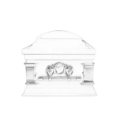 Casket swing bar set funeral decoration 2006 side view