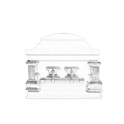 Plastic panel and pipe cap casket swing bar in set 2009 side view