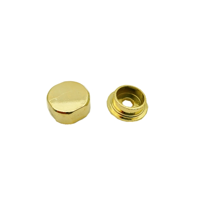 ABS button for coffin lid screw 6112 in gold plating - Virtue Hardware ...