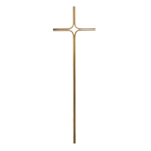 Metal cross for coffin