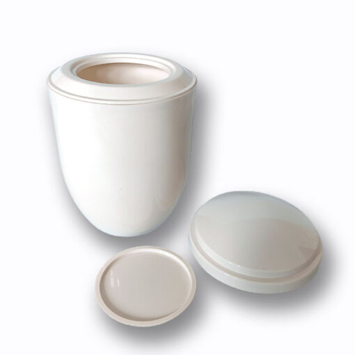 Biodegradable Urn In Plastic Material And White Color For Environment Biodegradable Urn In Plastic Material And White Color For Environment